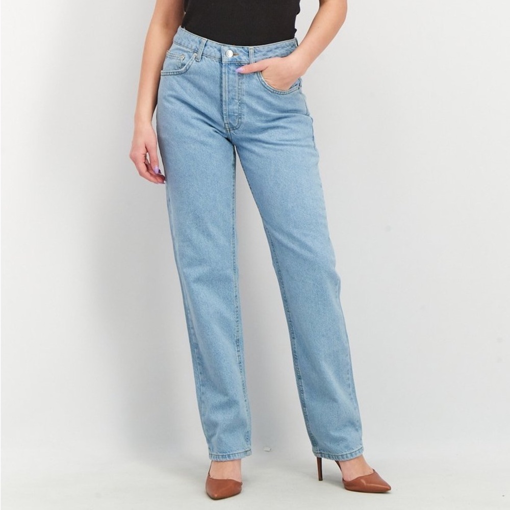 NA-KD Josefine HJ x NA-KD Women Loose Fit Straight Leg No Stretch Jeans‎